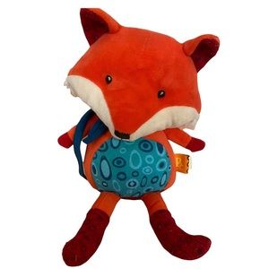 Chatty Fox B You Toys Talking Red Plush 12" Repeats what you Say Tested Works